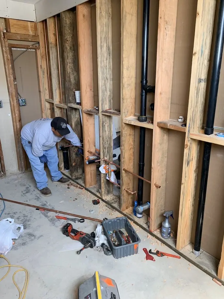 Commercial rough-in plumbing for Trenchless Sewer Repair in Canyon Villa Estates